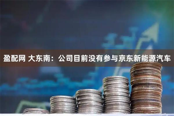 盈配网 大东南：公司目前没有参与京东新能源汽车